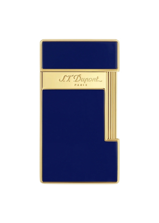 S.T. Dupont Slımmy Lıghter Blue Lacquer and Gold