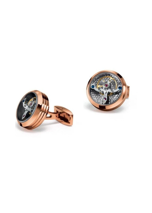  Tf Est 1968 Rose Gold Plated Tourbıllon Cufflınks